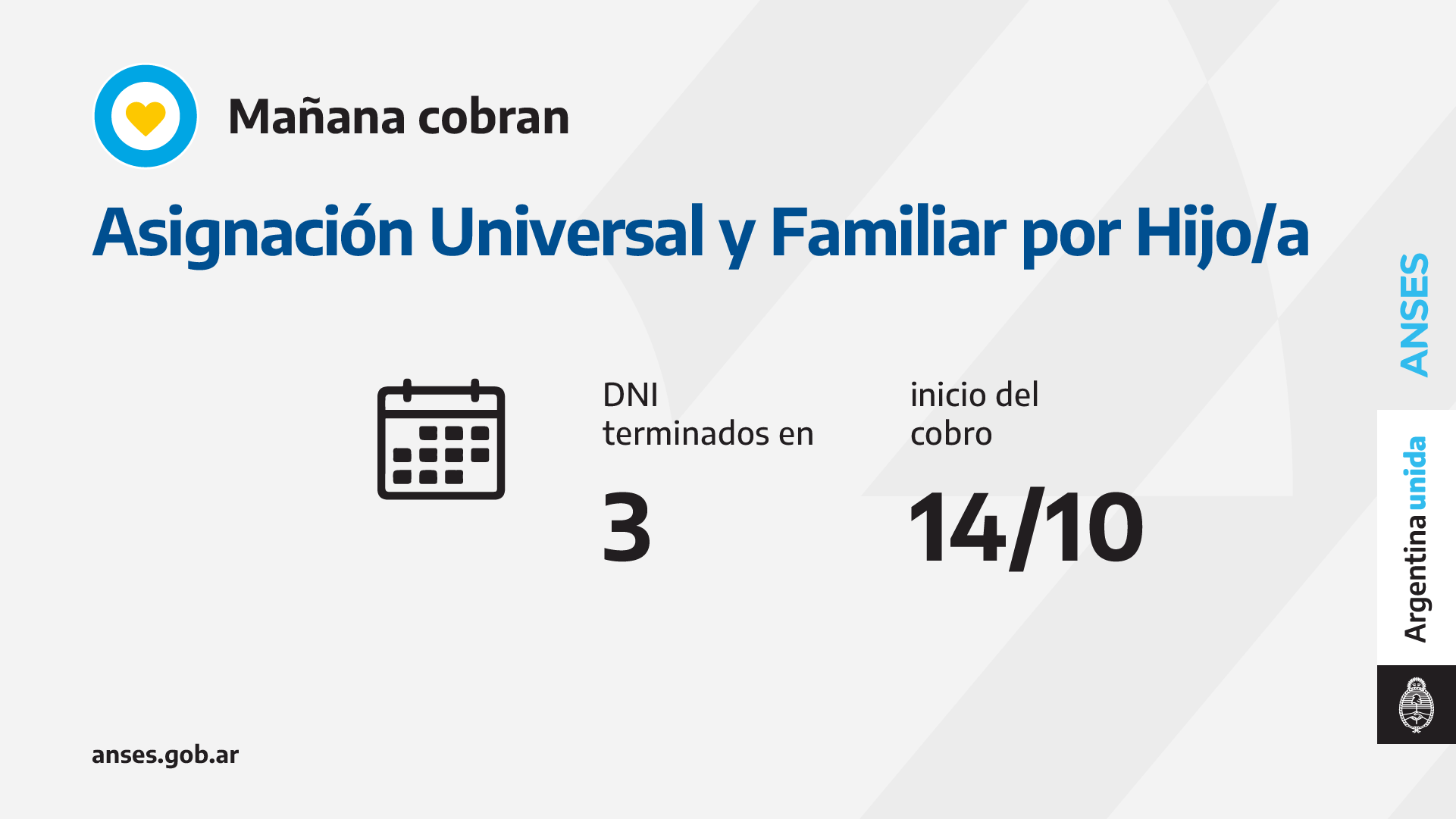 Anses: calendarios de pago de este jueves 14
